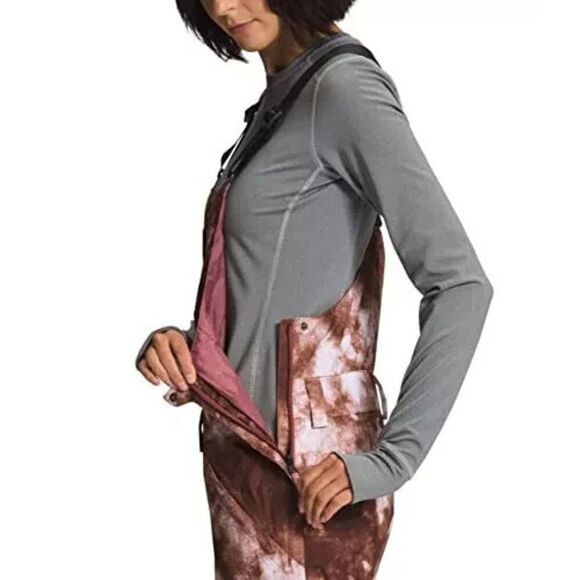 The North Face Freedom NF0A5GM4 Bib Women's Small Wild Ginger Snow Dye APP2667 - Picture 2 of 12